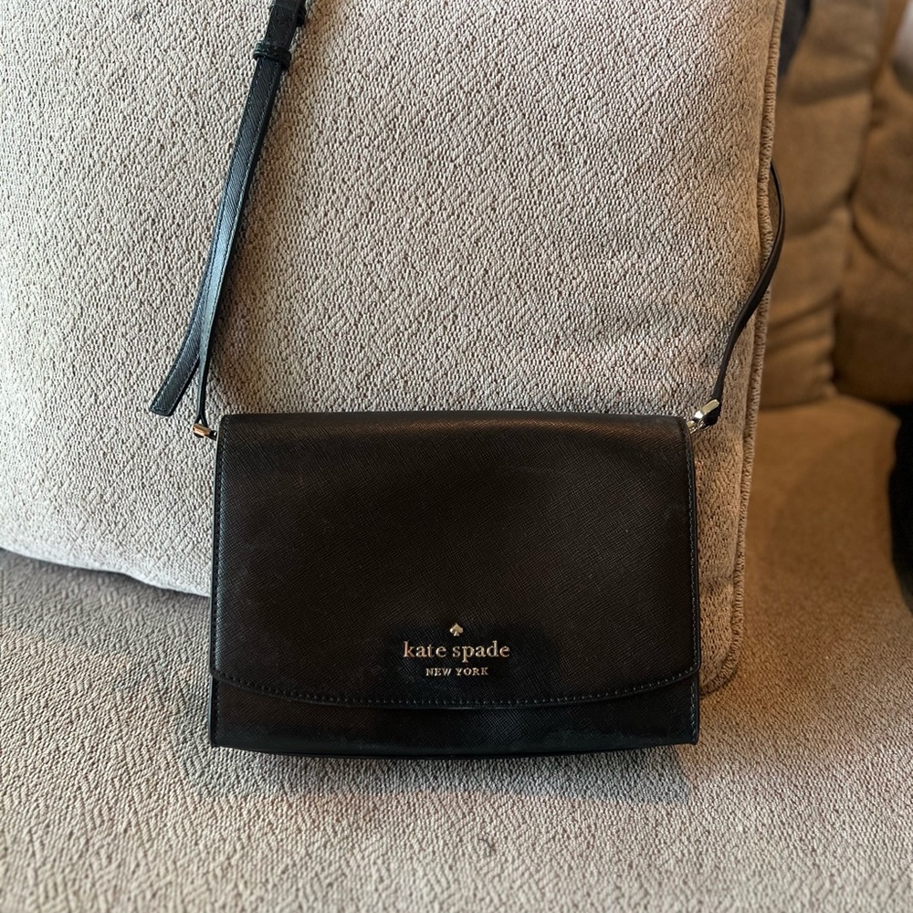 Kate Spade Elegant Black Crossbody Bag